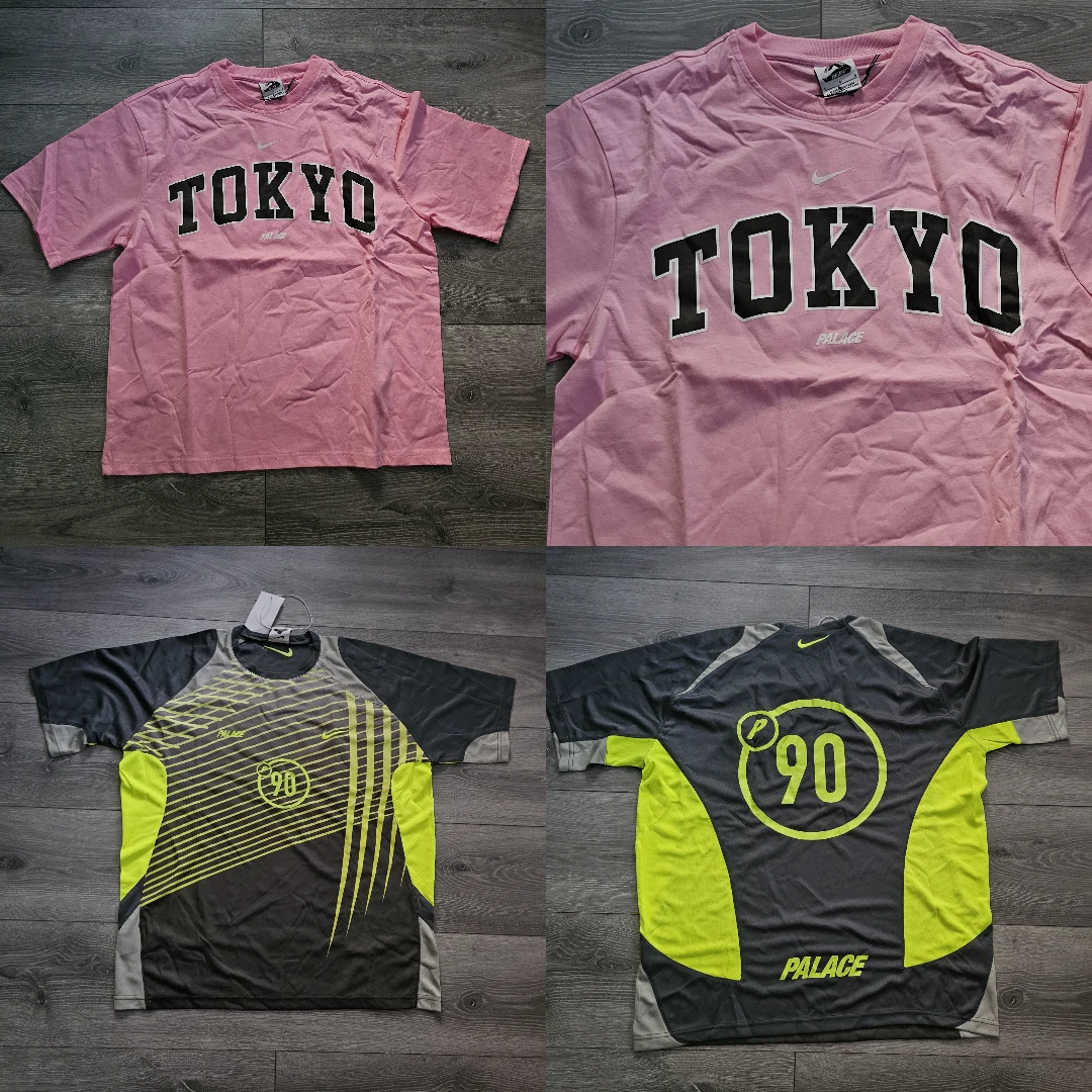 قميص Tokyo وردي وقميص رياضي أسود وفسفوري